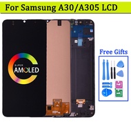 Super Amoled For Samsung A30 LCD Display with Touch Screen Digitizer Assembly A305/DS A305FN A305G A305GN A305YN LCD