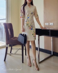 BARONG DRESS HANDPAINTED FOR WOMEN