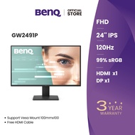[New] BenQ GW2491P | 24" 1080p FHD | 120Hz | Eye-Care I Ergonomic & Slim Bezel Design