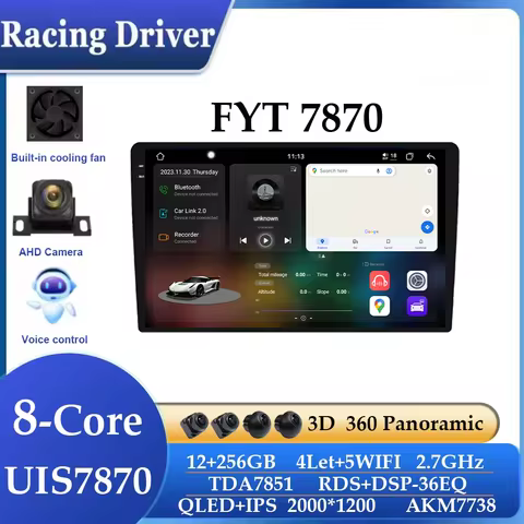 Uis7870 Android13 Car Radio Auto radio 9"/10inch Universal WIFI GPS Car Audio Multimedia Player For 