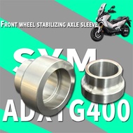 For SYM ADXTG 400 ADXTG400 Stainless Steel Front Wheel Axle Liner Bushing steady Front Bushing Repla