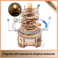 Mechanical Solar System Kit | Wood DIY Assembly, Glowing Planets, Astronomy Science Toy, Perfect Gif
