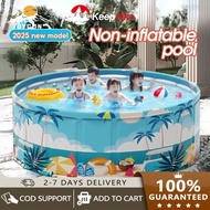 Family Swimming Pool Folding Swimming Pool Non-inflatable 4 layers PVC 2layer Swimming pool For Kids
