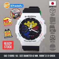 Original G Shock Men GAE-2100RC-1AJ GAE2100RC-1AJ Digital Carbon Core Tmj Rubik's Japan Set Watch [READY STOCK]