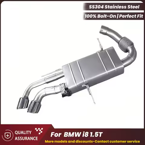 Aggressive Sound Adjustable Valve catback Exhaust ECCF Stainless Steel for BMW i8 1.5T