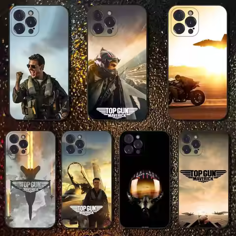 Top G-Gun Maverick Phone Case For iPhone 16,15,14,13,12,11 Plus,Pro Max,XS,X,XR,SE,Mini,8,7,Soft Sil