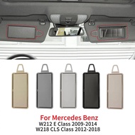 For Mercedes W212 W218 Car Interior Front Sun Shade Visor Makeup Cosmetic Mirror Cover For Benz E Cl