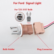 Ford Car Light Adapter T25 3157 Bulb Holder Connector Accessories