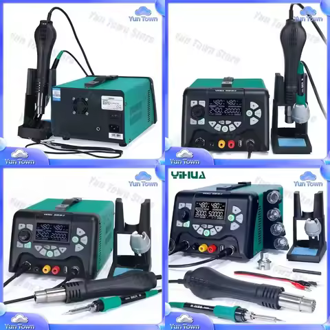 Hot Air Soldering Station 853D 5A II 3 in 1 for Electronic Repair DC Power Supply Auto Manual Blower