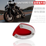 For Street Triple R675 675 675RX 765R 765S 765R 765RS Kickstand Sidestand Stand Extension Enlarger P
