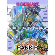 [UCHIMAKI] - Set of 30 Naruto rank "R" Kayou Card - Kayou Naruto Random "R" CARDS - Set of 30 Naruto rank R Kayou R Card