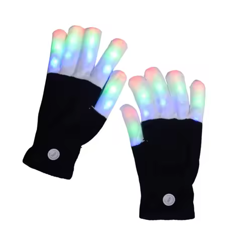 1Pairs Gloving Light Gloves LED Gloves Flashing Light Gloves For Light Show Party Dance Rave Cool Gi