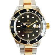 Rolex Rolex Men's Watch Submariner Type 18k Gold/Stainless Steel Automatic Mechanical Watch Men 16613