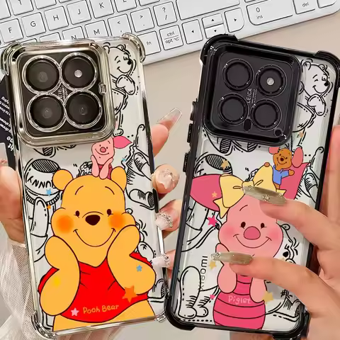 Cute Winnie the Pooh For Xiaomi Redmi A5 A3 A1 15C 14C 13 POCO F8 Note 14 13 Mi 15T 14T 14 Ultra Pro