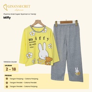 Girls' Sleepwear Miffy/ - Gina's Secret - Size 2 - 18 Kids Pyjamas Girls Pyjamas Kids Cotton Pyjamas