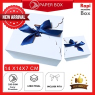 Paper Box 14X14X7 CM Wedding Souvenir | 500 Gram Cookie Box | 14 CM Bowl Box |