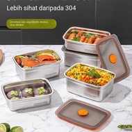 316l Stainless Steel Food Container, Food Storage Box with Lid Food Container, Suitable for Making N