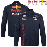 【Red Bull Team】2025 new F1 racing suit + soft shell jacket for men and women, long-sleeved spring an
