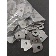 METAL WINDOWS KNOT DOOR KNOT 1/8" X 7/8" X 1/4" HOLE BESI TINGKAP BRACKET PINTU BRACKET
