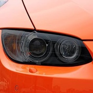 JCAKES Car Headlight Protective Film Transparent Smoked Black TPU Sticker，For BMW M3 E90 E92 E93 200