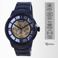jam tangan fossil automatic pria townsman analog strap rantai hitam stainless steel water resistant luxury watch black mewah sporty elegant original ME3197