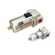 AF2000-02 1/4" AF3000-03 3/8" AF4000-04 1/2" Pneumatic Air  Filters Compressor Filter Manual Drain O