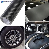 NOBELJIAOO 1Pc 10cm to 30cm 60Inch 4D Carbon Fiber Vinyl Car Wrap Roll Sticker Decal Film 152CM F1V8