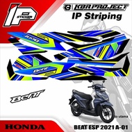 BEAT ESP 2021 striping BEAT ESP 2021 motor HONDA motor sticker variasi