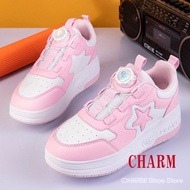 【Original Quality】Spot Goods Two-Wheeled Star Heelys Roller Shoes for Kids & Adults, Detachable Whee