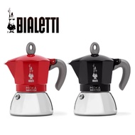 Bialetti Moka Induction Italian Moka Pot Espresso Coffee Maker - 4 cups - 150ml - Red / Black