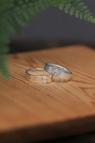 壹染指原創 | 999純銀 | 開口戒指 情侶對戒 | 傳統純手工制銀