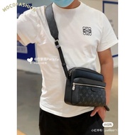 men's diagonal backpack is very handsome in 2022  bag fashion bag
