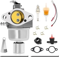 Carburetor Spark Plugs Fuel Filter For Kohler CV12.5 11HP SV470 For John Deere STX30 G15 L110 For To