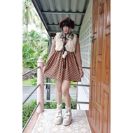 Dress coquette​ Brown