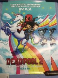 漫威 MARVEL 美國原版 DEADPOOL 死侍2 IMAX限定海報 超少見Q版風格 24X36吋
