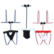 Nikiikoo Sexy Mens Sexy Borat Mankini Costume Swimsuit Swimwear Thong Underwear