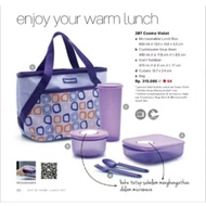 Cosmo violet Tupperware / lunch set / Complete lunch Box