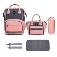 ⚑ Lequeen 6Pcs/Set Large Capacity Diaper Handbag Backpack Para Mommy Baby Nappy Bag Maternity Bag