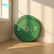 footful Smooth Bumper Plate Floor-Friendly Rubber Weight Plate Noise Reducing Steel Hub Impact Absor
