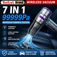 [SG Ready Stock] Wireless Car Vacuum Cleaner 99999Pa, 7 in 1 Handheld Cordless Vacuum Cleaner