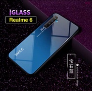 [ส่งจากไทย] Case Realme 6 เคสเรียวมี6 เคสกระจกสองสี เคสกันกระแทก เคส realme 6 ขอบนิ่ม เคสกระจกไล่สี