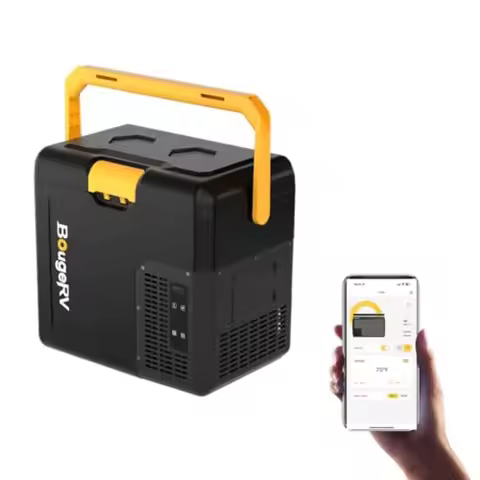 12 Volt Car Refrigerator 19QT Portable Freezer 18L Insulated Cooler 4-68F Temperature Control 12/24V