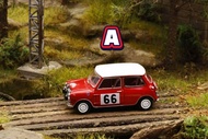 GCD 1:64合金模型，新車型！莫里斯Morris Mini授權產品！Mini Mark I 第一代 Mini Cooper S。第三批右舵RHD發售中(658/660頂配件）