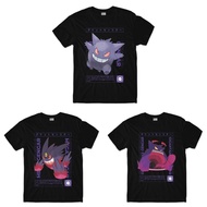 POKÉMON GENGAR EVOLUTION Series T-Shirt Custom Customize Print Crafter Tee Shirt