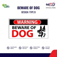 Beware of Dog Sign | Sticker on Board