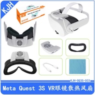 Meta Quest 3S VR Glasses Cooling Fan Oculus quest3S VR Helmet Radiator Adjustable