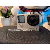 Gopro hero 4 silver 4k paket vlog dan motovlog mic eksternal bukan