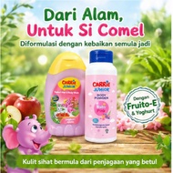 COMBO SET 2IN1 Carrier junior yoghurt apple body wash + baby powder