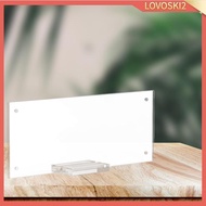 [Lovoski2] Dollar Bill Frame Display Lightweight Acrylic Dollar Bill Holder Display Frame for Stamps