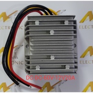 36VDC to 60VDC to 12VDC 20A Input Converter DC - DC 60V to 12V20A Converter (female)